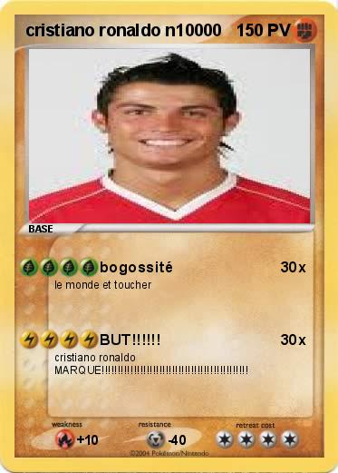 Pokemon cristiano ronaldo n10000