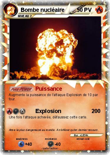 Pokemon Bombe nucléaire