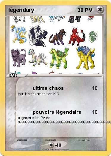 Pokemon légendary