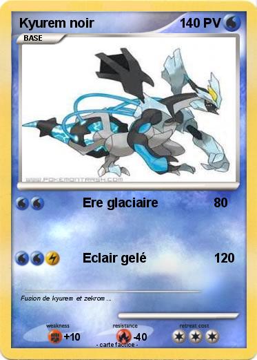 Pokemon Kyurem noir