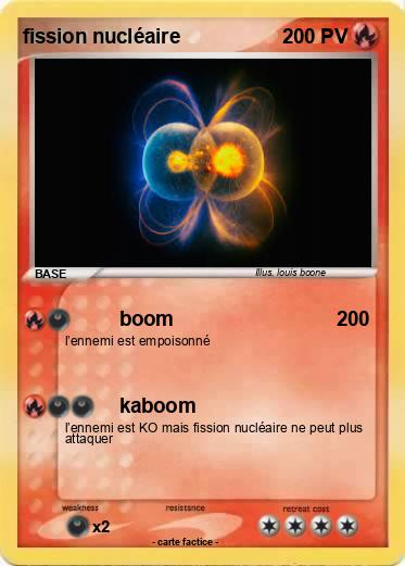 Pokemon fission nucléaire