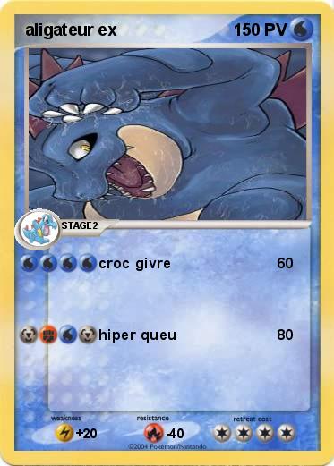 Pokemon aligateur ex