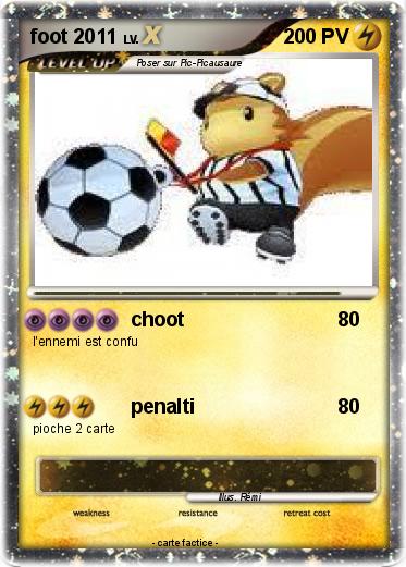 Pokemon foot 2011
