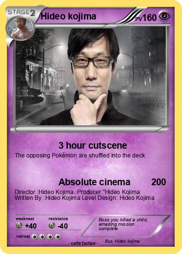 Pokemon Hideo kojima