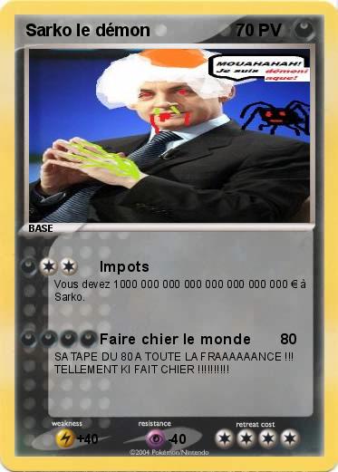 Pokemon Sarko le démon