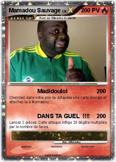 Pokemon Mamadou Sauvage