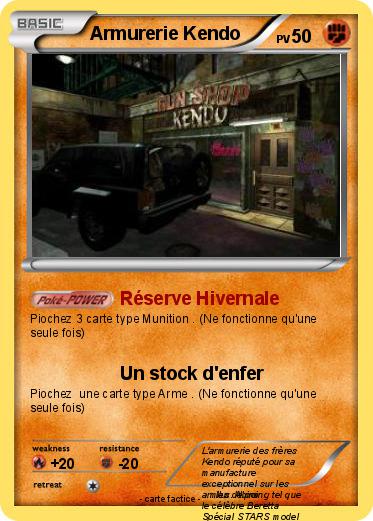 Pokemon Armurerie Kendo