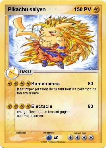 Pokemon Pikachu saiyen