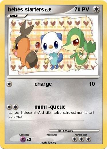 Pokemon bébés starters