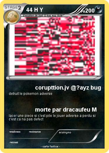 Pokemon 44 H Y