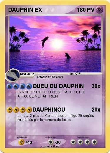 Pokemon DAUPHIN EX
