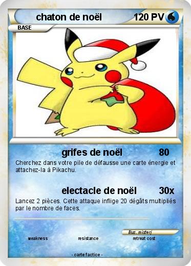Pokemon chaton de noël