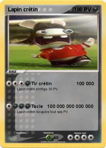 Pokemon Lapin crétin