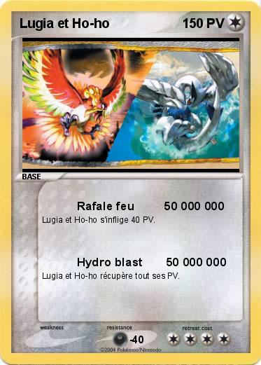 Pokemon Lugia et Ho-ho