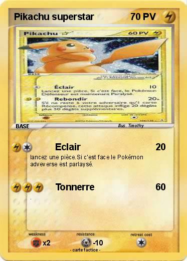 Pokemon Pikachu superstar