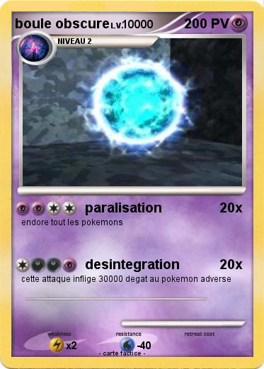 Pokemon boule obscure
