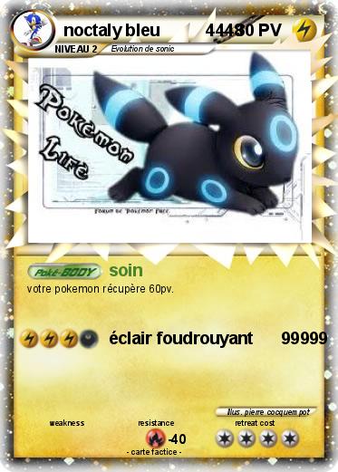 Pokemon noctaly bleu          4448
