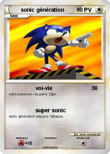 Pokemon sonic génération