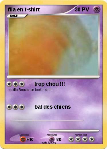 Pokemon fila en t-shirt