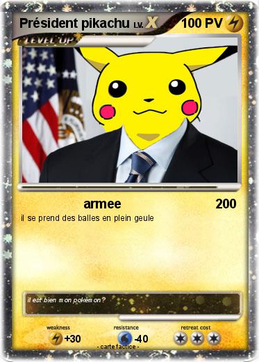 Pokemon Président pikachu