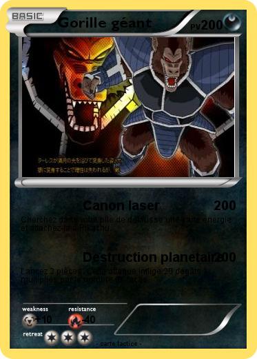 Pokemon Gorille géant
