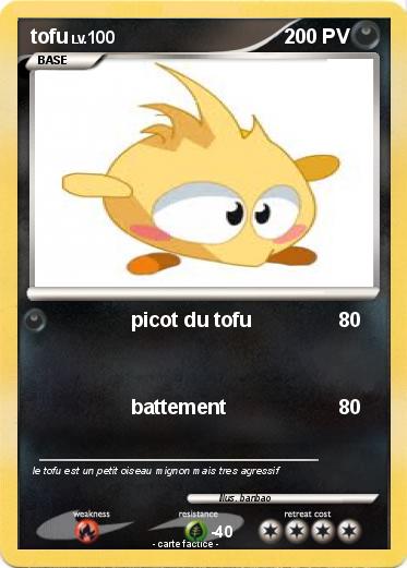 Pokemon tofu