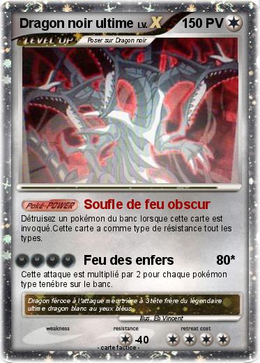 Pokemon Dragon noir ultime