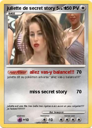 Pokemon juliette de secret story 5