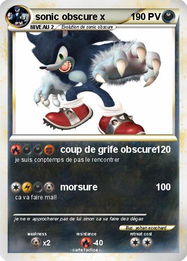 Pokemon sonic obscure x