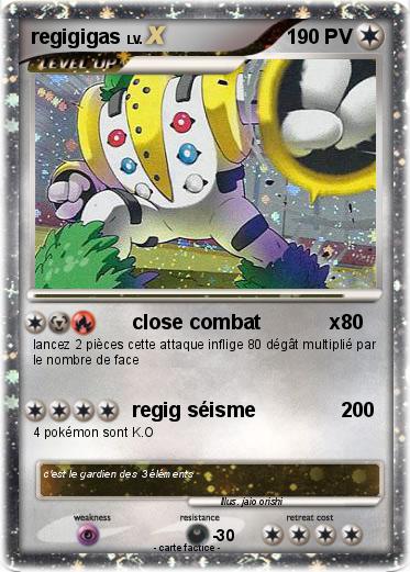 Pokemon regigigas