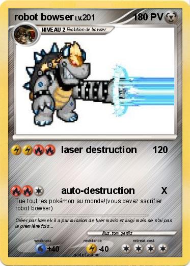 Pokemon robot bowser