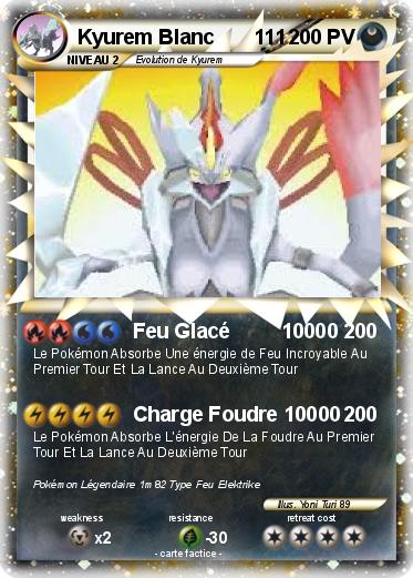 Pokemon Kyurem Blanc       111