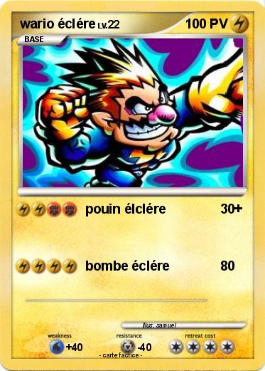 Pokemon wario éclére
