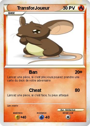 Pokemon TransforJoueur