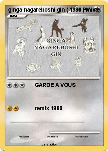 Pokemon ginga nagareboshi gin ( 1986 ) mixte