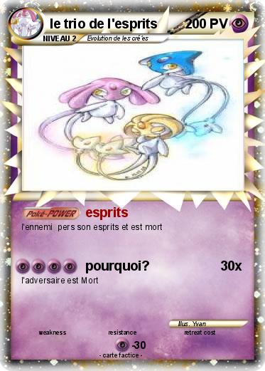 Pokemon le trio de l'esprits