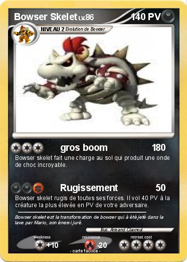 Pokemon Bowser Skelet