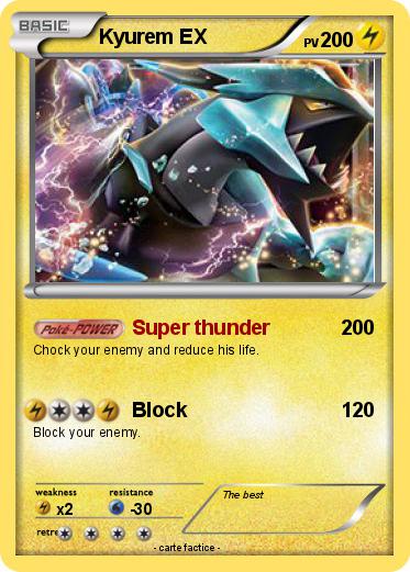 Pokemon Kyurem EX