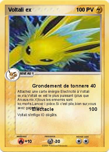 Pokemon Voltali ex