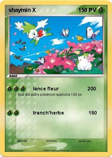 Pokemon shaymin X