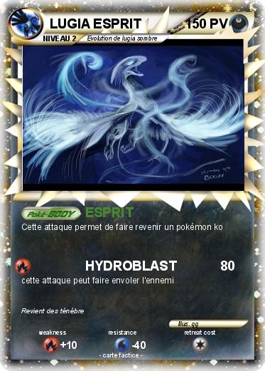 Pokemon LUGIA ESPRIT
