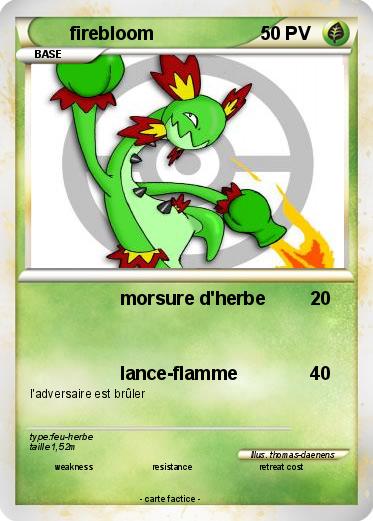Pokemon firebloom