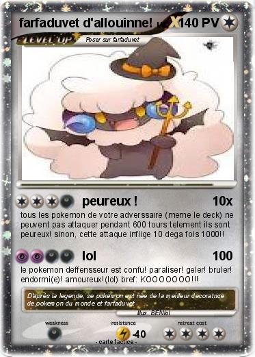 Pokemon farfaduvet d'allouinne!