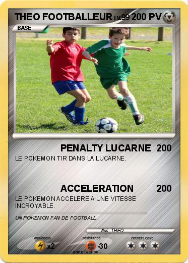Pokemon THEO FOOTBALLEUR