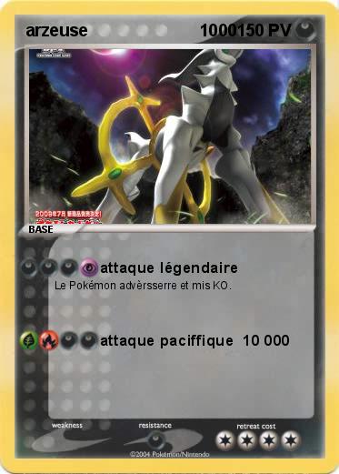 Pokemon arzeuse                        1000