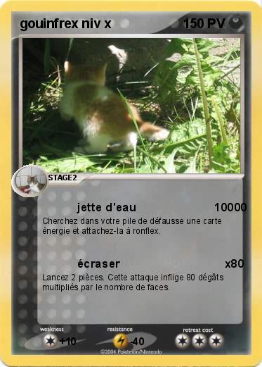 Pokemon gouinfrex niv x                                                          120000                            