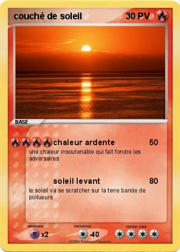 Pokemon couché de soleil 