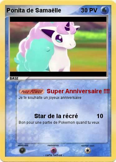 Pokemon Ponita de Samaëlle