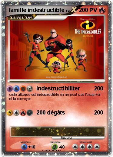 Pokemon famille indestructible