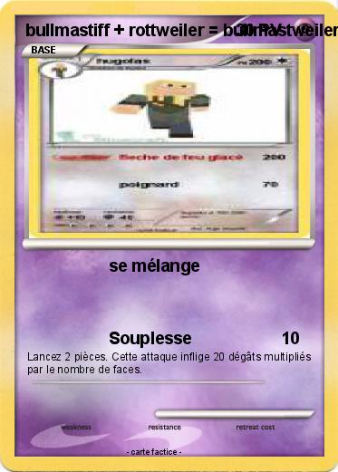 Pokemon bullmastiff + rottweiler = bullmastweiler